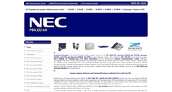 Desktop Screenshot of necpbx.co.uk